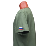 Футболка фирменная цвет хаки