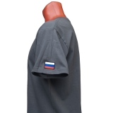 Футболка фирменная цвет снрый