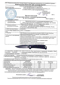 Сертификат - НСК "Скаут"